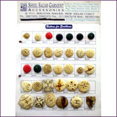 Bone and Horn Buttons Manufacturer Supplier Wholesale Exporter Importer Buyer Trader Retailer in New Delhi Delhi India